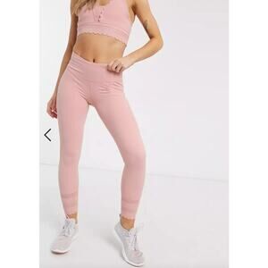 Free People Movement Genesis Legging Size Large High Waist 7/8 Length Pink Yoga